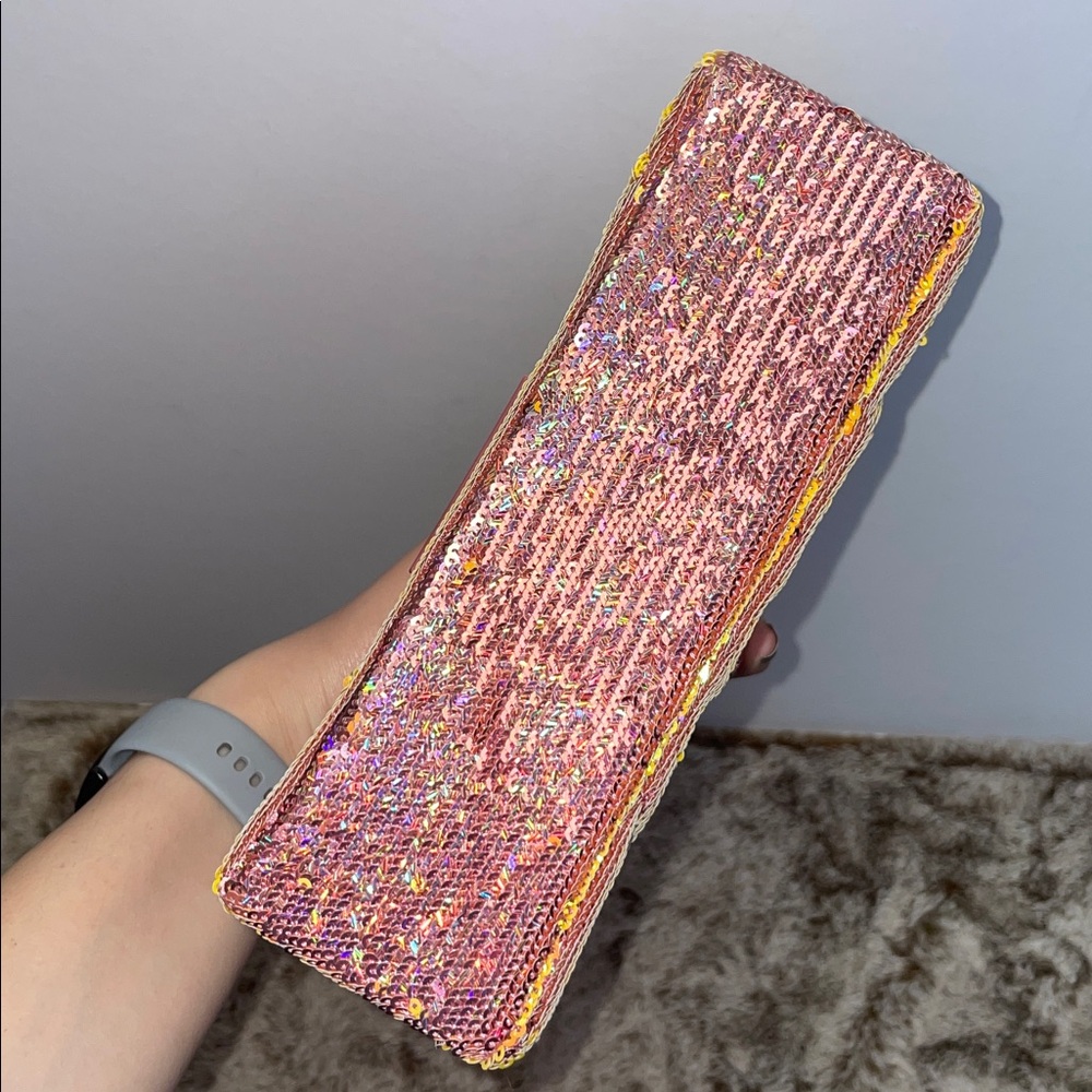 NWOT Kurt Geiger Mini ‘The Kensington’ Sequin Crossbody - Picture 5 of 15